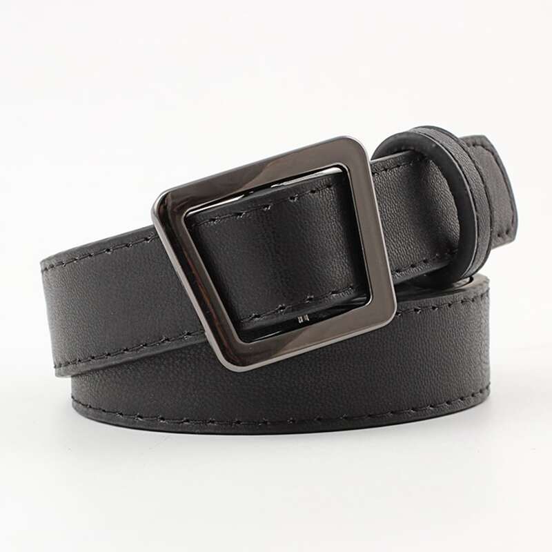 

Minimalist Buckle Belt, Black
