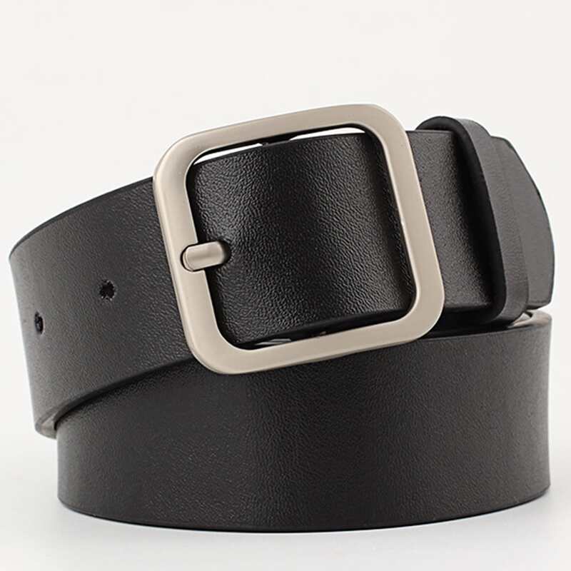 

Square Buckle Belt, Black