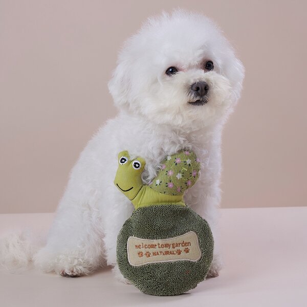 

Snail Shaped Pet Sound Toy, Dark green