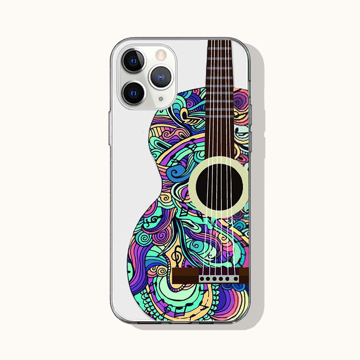 

Musical Instrument Print Phone Case, Multicolor