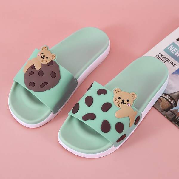

Cartoon Decor Slides, Green