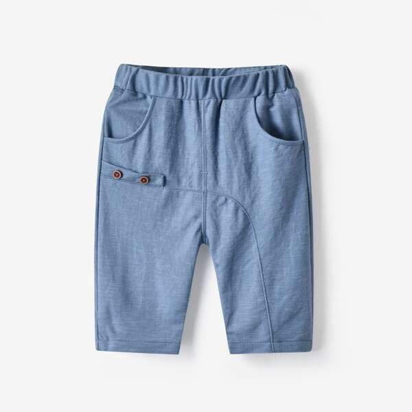 

Toddler Boys Slant Pockets Shorts, Blue