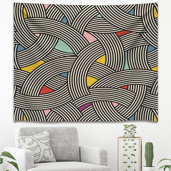 

Striped Pattern Tapestry, Multicolor
