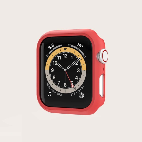 

1шт однотонный чехол для iWatch, Красный