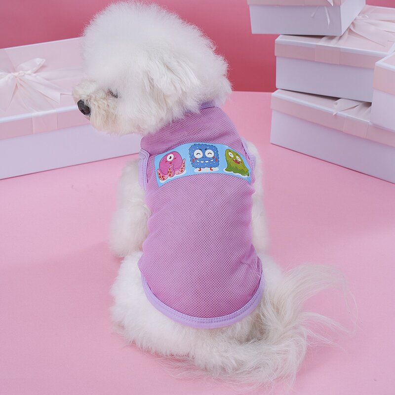 

Cartoon Graphic Pet Tank, Purple