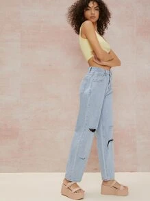 Giày nêm & Giày phẳng màu trơn Đúng mốt - Màu be - Xem 3