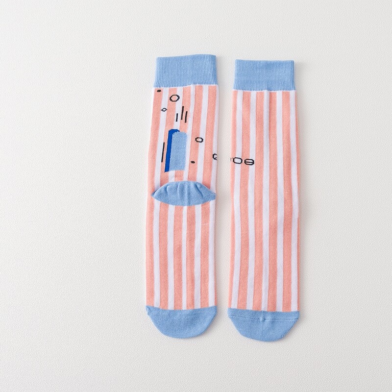 

Stripe Over The Calf Socks, Multicolor