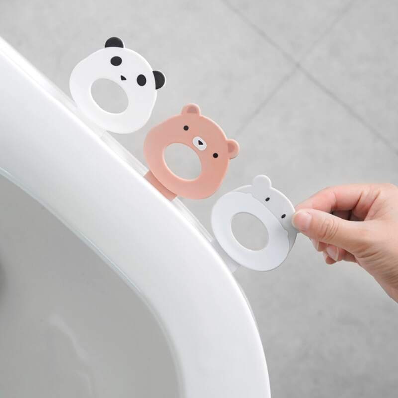 

2pcs Random Cartoon Toilet Seat Lifter Handle, Multicolor