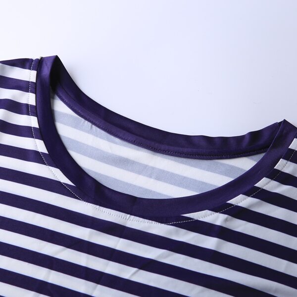 

Men Star And Striped Print Tee, Multicolor