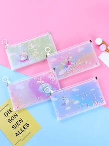 1 个卡通图案随机面罩储物袋，波西米亚风 - 彩色 - 查看 4