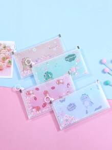 1 个卡通图案随机面罩储物袋，波西米亚风 - 彩色 - 查看 5