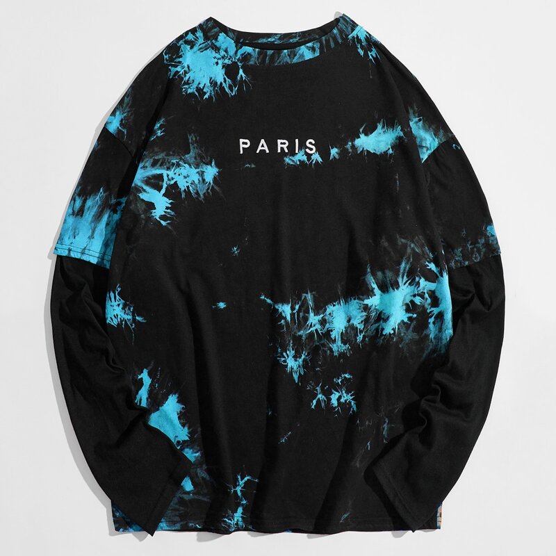 

Guys 2 In 1 Letter Tie Dye Tee, Multicolor