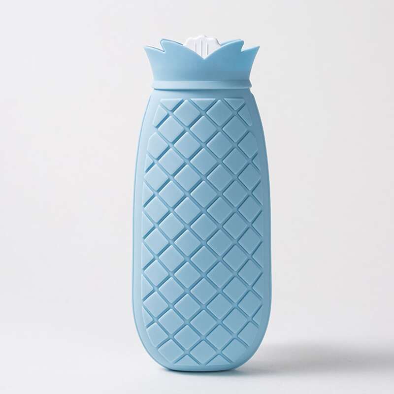 

Pineapple Design Silicone Hot Water Bag, Blue