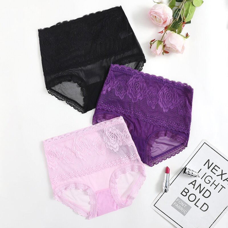 

3pack Lace Panty Set, Multicolor