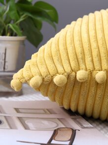 1pc Pom Pom Cushion Cover Without Filler