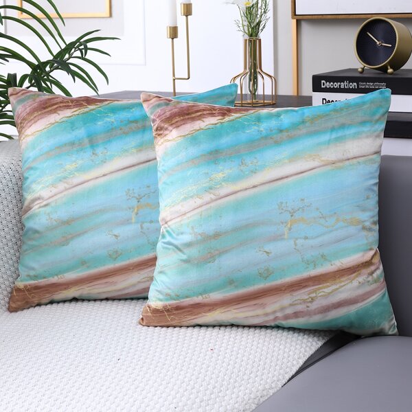 

1pc Wood Grain Cushion Cover Without Filler, Multicolor