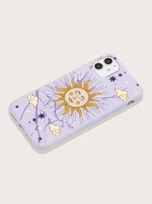 Cartoon Graphic Case Compatible With iPhone - Purple - View 2