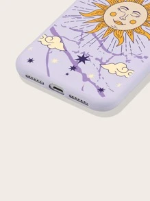 Cartoon Graphic Case Compatible With iPhone - Purple - View 3