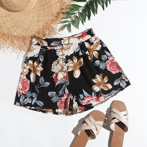 

Floral Print Shorts, Multicolor