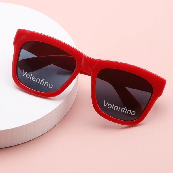 

Kids Acrylic Frame Tinted Lens Sunglasses, Red