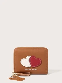 Monedero con corazón - Marrón - Ver 1