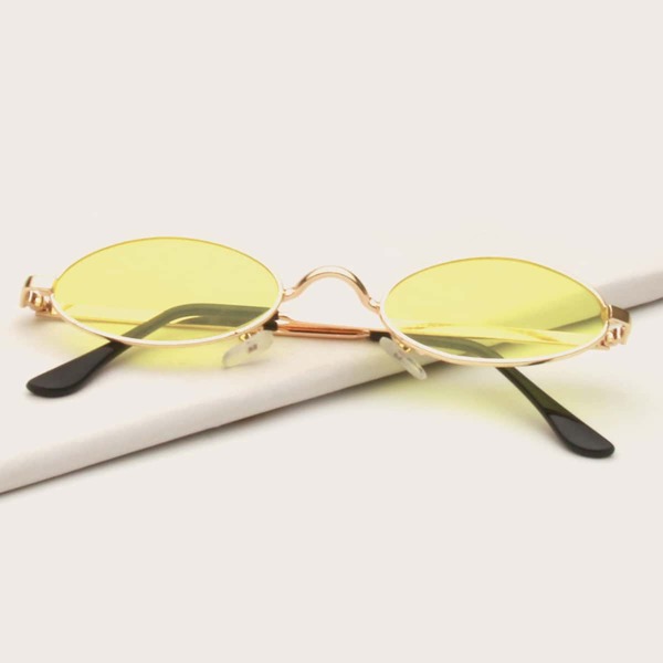 

Metal Oval Frame Sunglasses