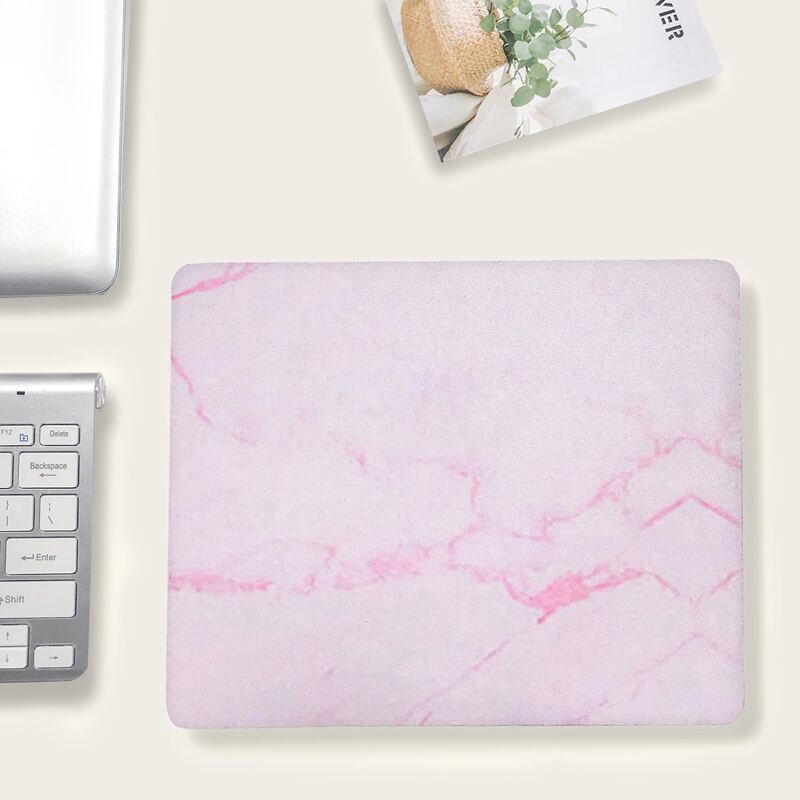 

Marble Pattern Mouse Pad, Pink