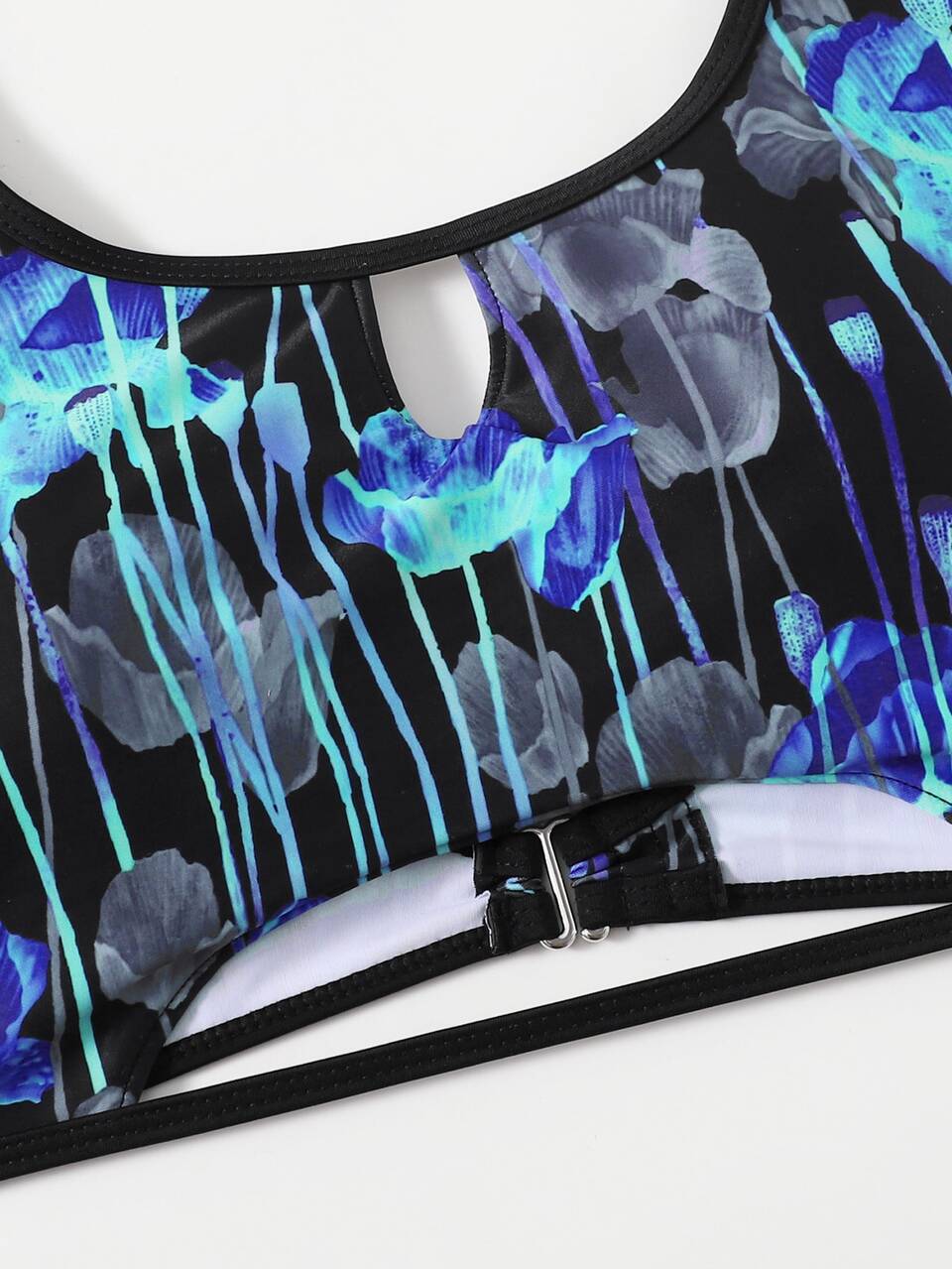 Floral Cut-Out Tie Side Bikini Summer
