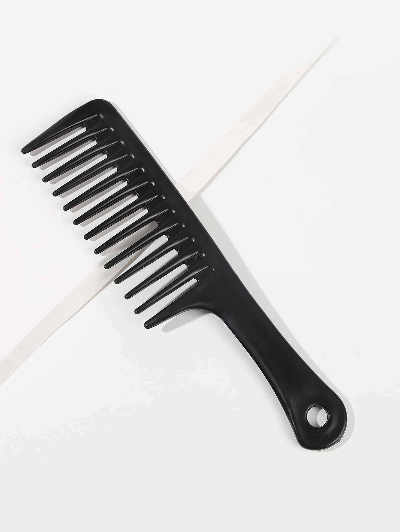 Wide Tooth Comb, Hair Brush/Hair Comb Anti Frizz For All Hair Types - Black - View 1