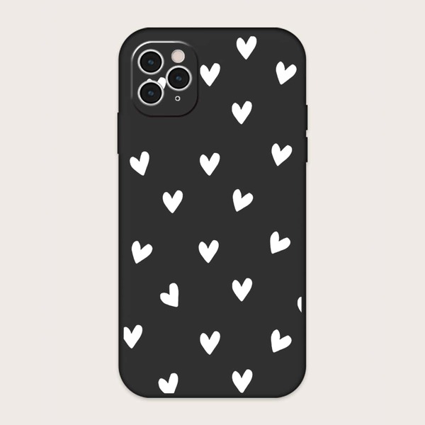 

Чехол для iPhone с принтом сердечка, Многоцветный