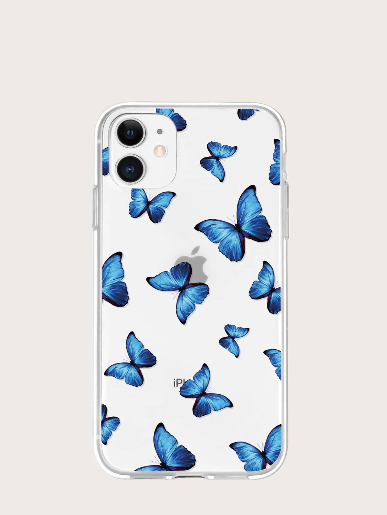 Cover-Discount iPhone 15 Pro - Custodia effetto 3D Cover Farfalla di Cristallo