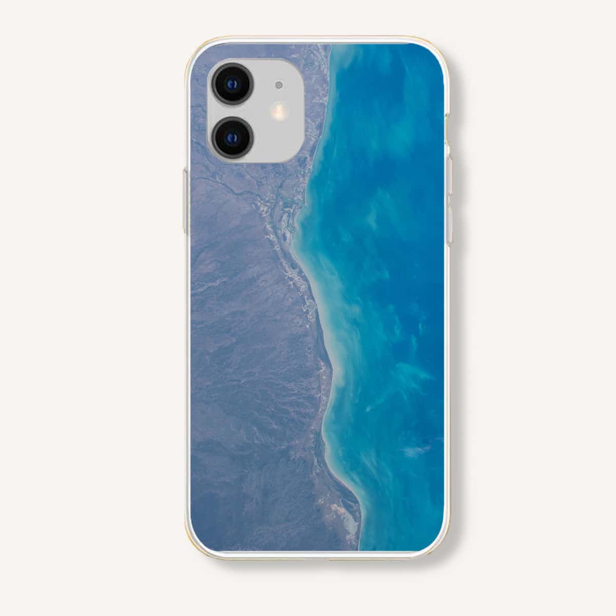 

Seaside Print iPhone Case, Blue