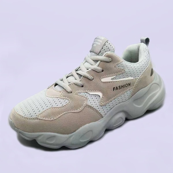 

Men Lace Up Front Chunky Sneakers, Light grey