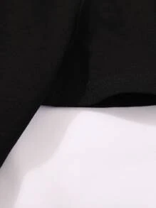 T-shirt à imprimé chat - Noir - Voir 3