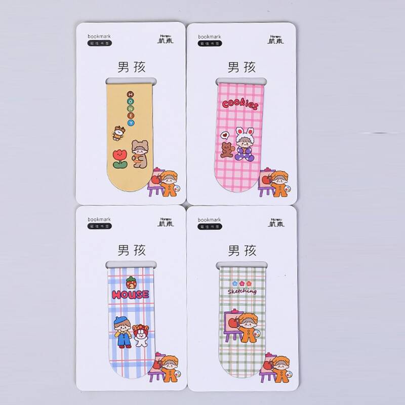 

1pc Random Cartoon Bookmark, Multicolor
