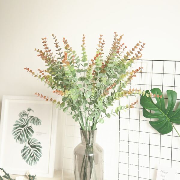 

1branch Artificial Eucalyptus Leaf, Green