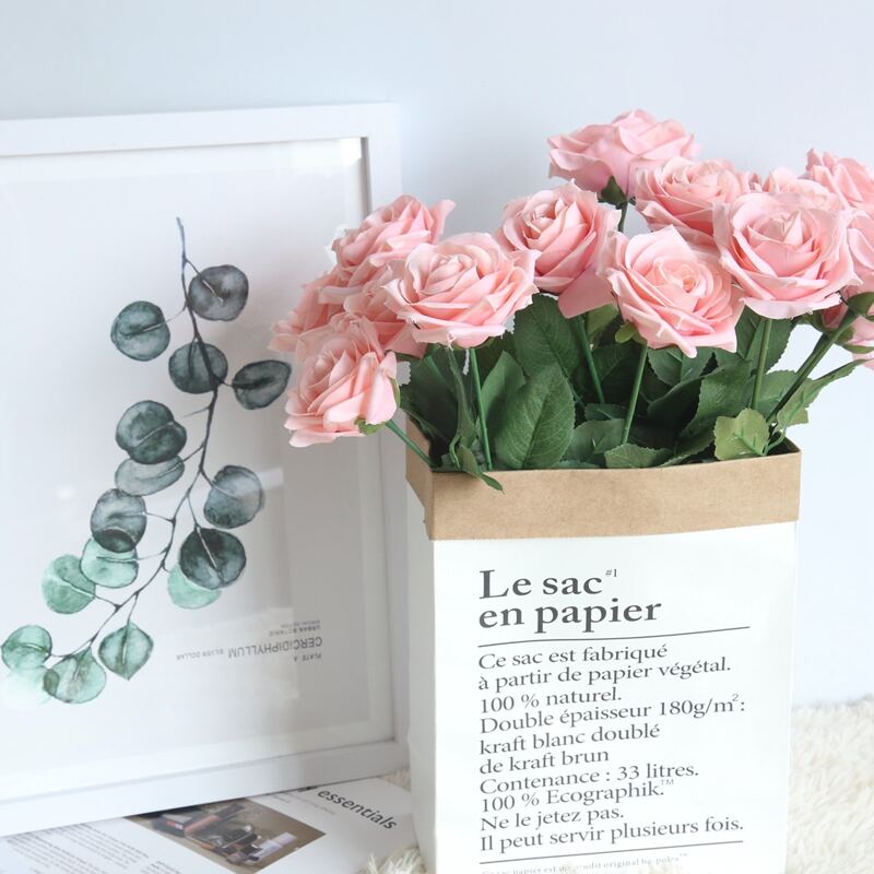 

5branches Artificial Rose, Pink