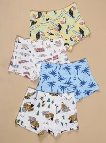 Áo lót bé trai Nhiệt đới Dễ thương - Nhiều màu - Xem 1