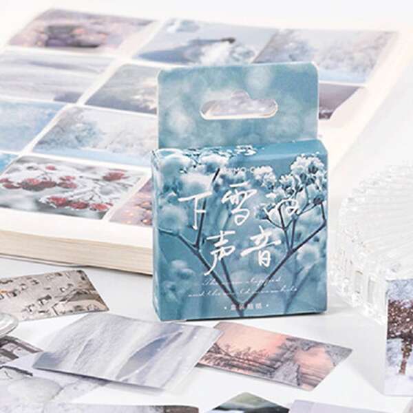 

46pcs Scenery Pattern Sticker, Multicolor