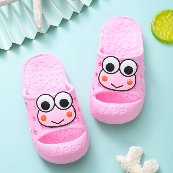 

Тапочки в мультипликационной форме для девочек, Розовые