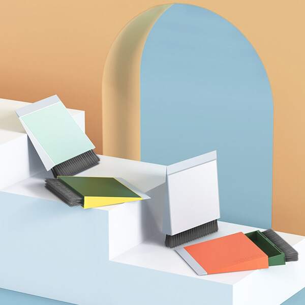 

1set Random Desktop Broom & Dustpan, Multicolor