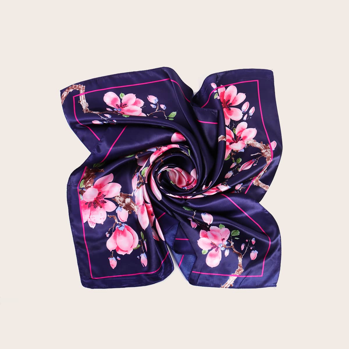 

Floral Pattern Bandana, Multicolor