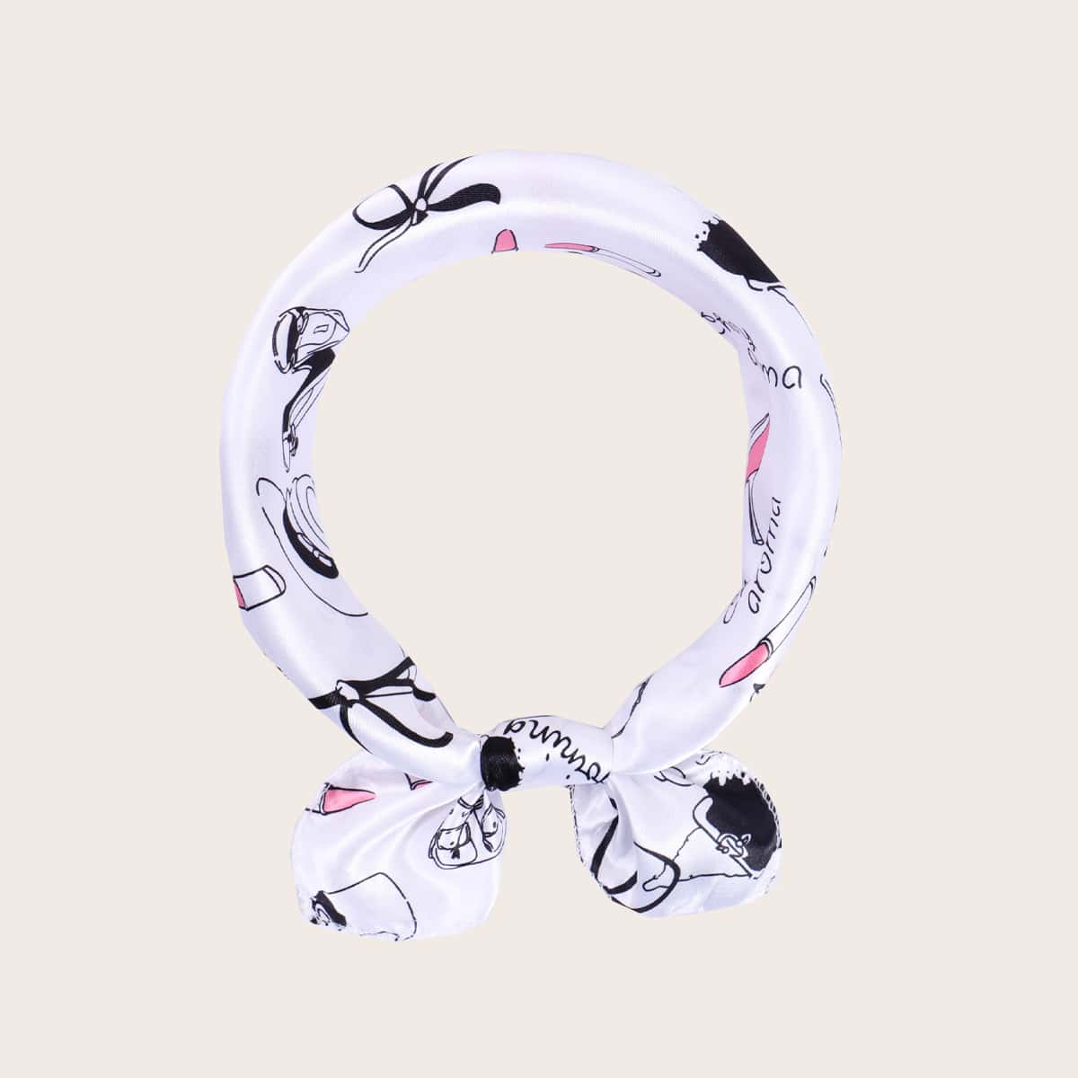 

Cosmetic Pattern Bandana, Multicolor