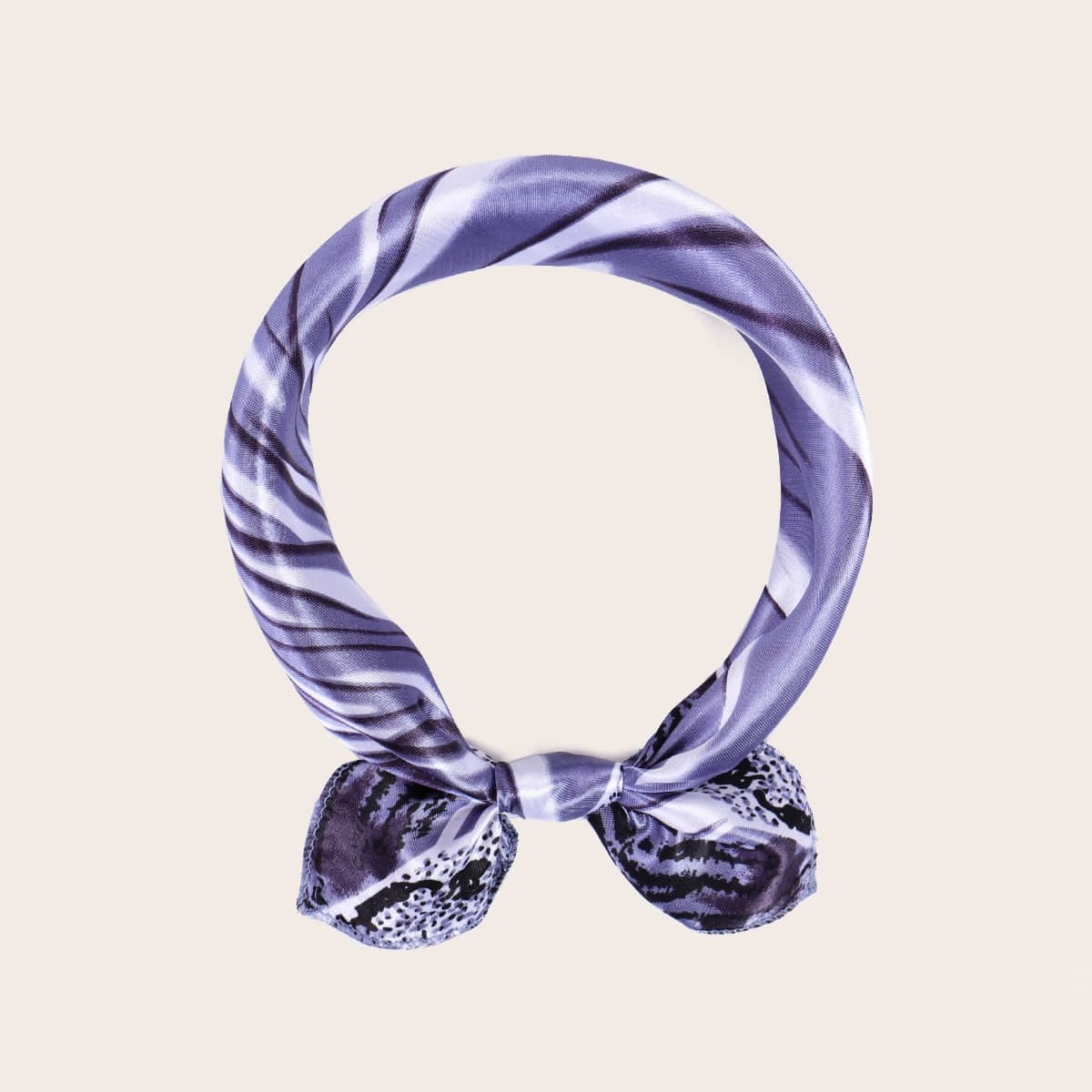 

Water Ripple Pattern Bandana, Multicolor