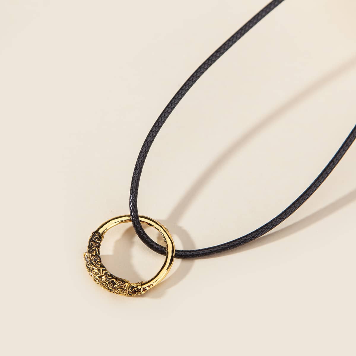 

Ring Pendant Necklace, Multicolor