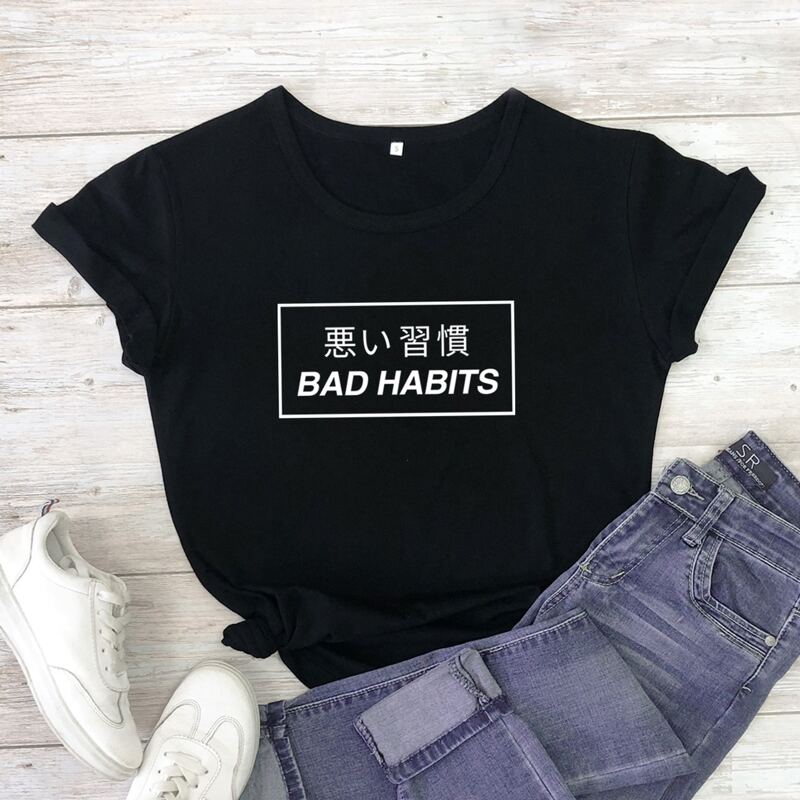 

Letter Graphic Tee, Black