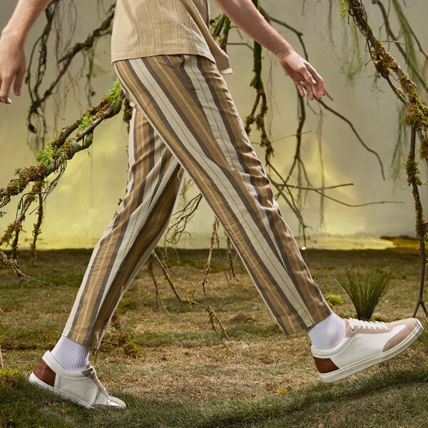 

Men Striped Pants, Multicolor