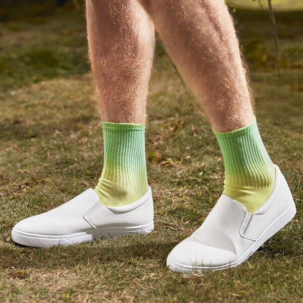 

Men Minimalist Slip On Sneakers, White