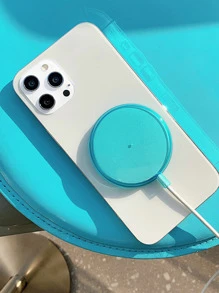 透明無線充保護殼 - 藍色 - 查看 2