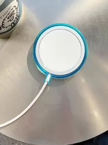 透明無線充保護殼 - 藍色 - 查看 3